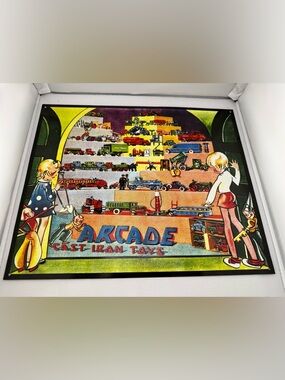 Arcade Cast Iron Toys Sign Vintage
